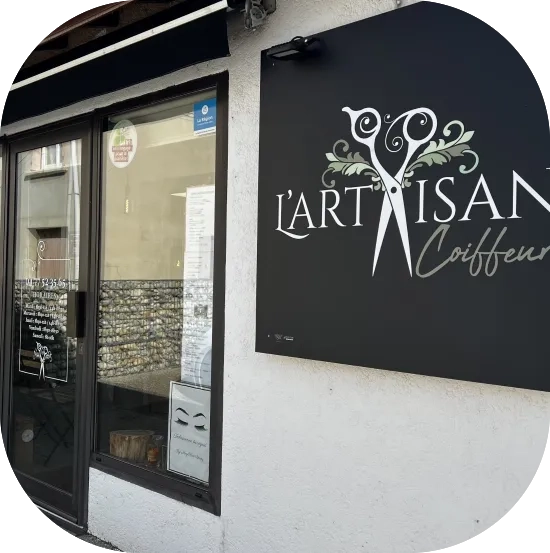 Façade de l'Artisan Coiffeur