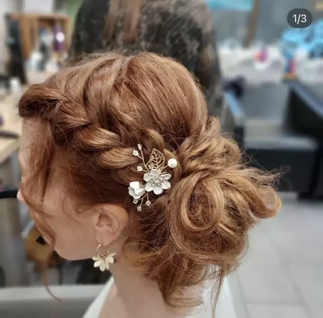 Résultat après la prestation de coiffure